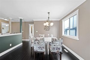 Dining Table in front of kitchen