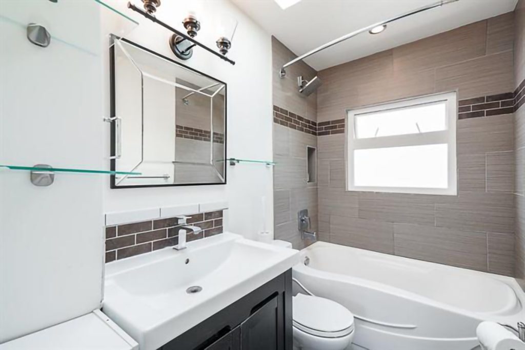 Washroom with Mirror and Basin